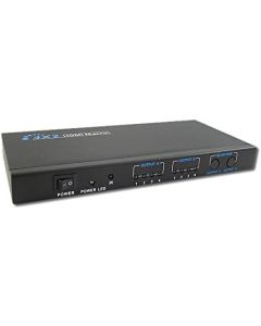 Calrad 40-967M 4 x 2 HDMI 1080p 3D Matrix Switcher with IR Control Capability