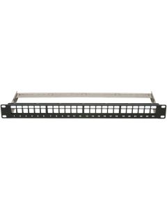 Allen Tel Products ATPNL-HD-24 24 Ports, 1 Rack Unit Category 5e / 6 High Density Patch Panel Without Jacks