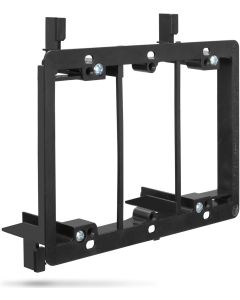 Low Voltage Mounting Bracket (3 Gang - 5 Pack), Fosmon Low Voltage Mounting Bracket (Mounting Screws Included) for Telephone Wires, Network Cables, HDMI, Coaxial, and Speaker Cables