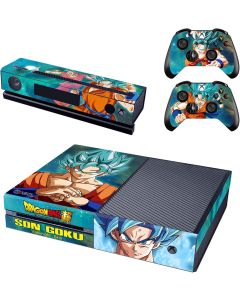 Vanknight Vinyl Decal Skin Stickers Cover for Regular Xbox One Console Kinect Controllers Goku